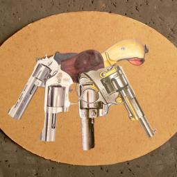 Walther, Collage, ca. 22 x 15 cm, 2019