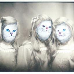 Katzinskis Cousinen, ca. 20 x 15 cm, 2017