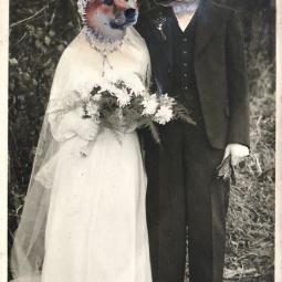 Herr & Frau Hund , 12 x 15 cm, 2023