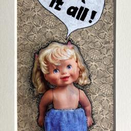 Fuck it all, 18 x 9 cm, 2024