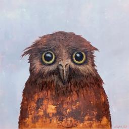 Ann-Sophie, Oil on Cardboard, 21 x 21 cm, 2021