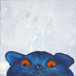 Dagmar, Oil on Cardboard, 10 x 10 cm, 2016