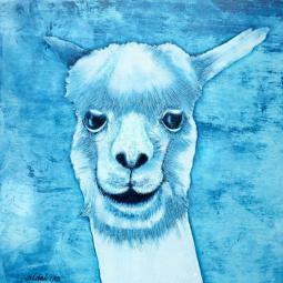 Doris, Oil on Cardboard, 21 x 21 cm, 2019