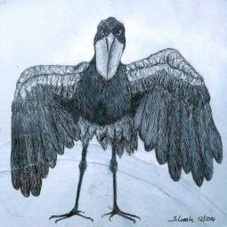 Ernst, Oil on Cardboard, 21 x 21 cm, 2014