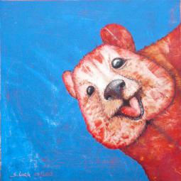 Herbert, Oil on Cardboard, 21 x 21 cm, 2015