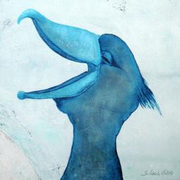 Ingo Sch. Sch. 02, Oil on Cardboard, 20 x 20 cm, 2014