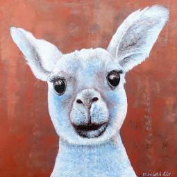 Kathrinchen, Oil on Cardboard, 21 x 21 cm, 2021