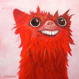 Kimbaly, Oil on Cardboard, 20 x 20 cm, 2014