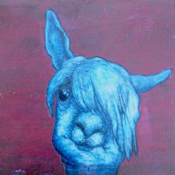 Nancy, Oil on Cardboard, 15 x 15 cm, 2019