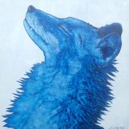 Samantha, Oil on Cardboard, 21 x 21 cm, 2021