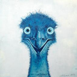 Stan, Oil on Cardboard, 21 x 21 cm, 2018