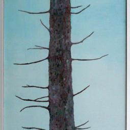 Einbaum, 31 x 64 cm, 2013