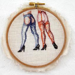 Anna und Eva, Ø 13 cm, 2006