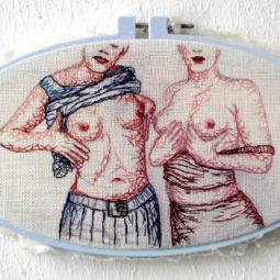 Susi und Sandra, 15 x 10 cm, 2006
