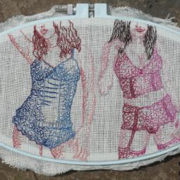 Jenny und Jessi, 15 x 10 cm, 2006